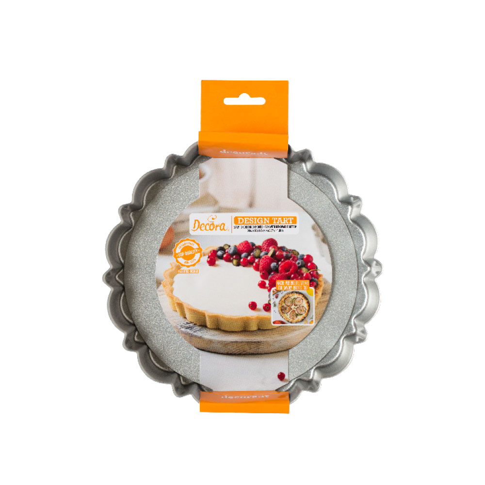 Decora Kalup za tart okrugli non-stick s odvojivim dnom Design Tart o 20 x 3 h cm