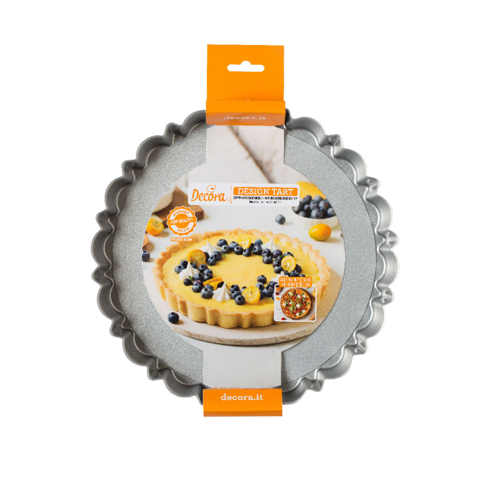Decora Kalup za tart okrugli non-stick s odvojivim dnom Design Tart o 25 x 3 h cm