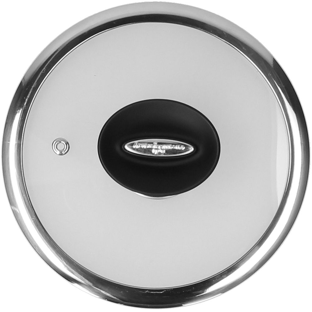 TOGNANA Andrea Fontebasso LUXURY DESIGN prozirni stakleni poklopac s čeličnim rubom 20 cm